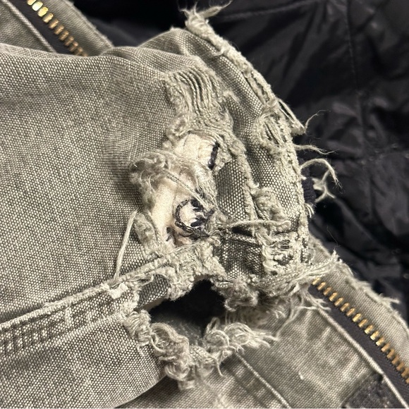 Vintage Carhartt  Distressed Quilt Artic Jacket  C26 MOS - Picture 4 of 12